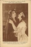 Vintage Postcard Cinema Princess of Gonzague and Irene of Nevers the Uneven one