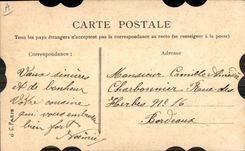 CPA Fantaisie Fleurs Colombes 