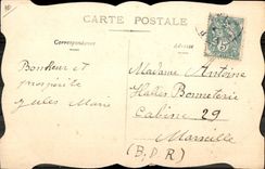 CPA Fantaisie Fleurs Colombes 