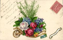 CPA Fantaisie Fleurs 