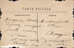 CPA Fantaisie Fleurs Colombe 