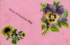 CPA Fantaisie Fleurs 