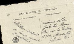 CPA Fantaisie Fleurs Hirondelle 