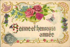 CPA Fantaisie Fleurs 