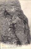 Vintage Postcard Alpinism a cliff in Saleve