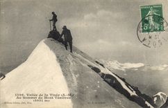 CPA Alpinisme Vallee de la Tinee Au sommet du Mont Tenibres 