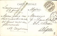 CPA Alpinisme Passage d'une echelle route du Mont Blanc 