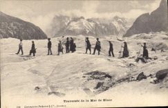 CPA Alpinisme Traversee de la mer de glace 