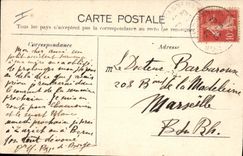 Vintage Postcard Alpinism Crossed of the sea of ice