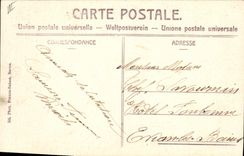 Vintage Postcard Alpinisme Rise of Mont Blanc Cants Vallot and South switches