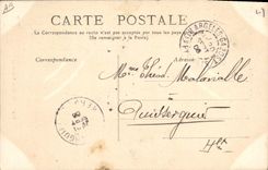 Vintage Postcard Alpinisme Guides in excursion