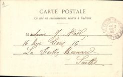 Vintage Postcard Fantasy the language of the Flowers Lilac