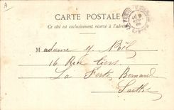 Vintage Postcard Fantasy the language of the Flowers the Lily