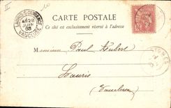 Vintage Postcard Fantasy Flowers Woman the GUI