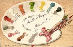 Vintage Postcard Fantasy Painting