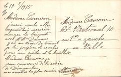 Vintage Postcard Fantasy Flowers the language of the Marguerite Woman