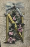 Vintage Postcard Fantasy Flowers Letters Letter NR