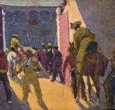 CPA Corrida Course de taureaux Bertuchi 