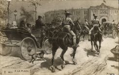 CPA Corrida Course de taureaux A la plaza 