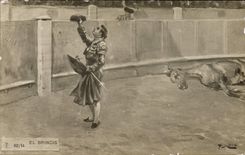 CPA Corrida Course de taureaux El brindis 