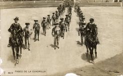 CPA Corrida Course de taureaux Paseo de la Cuadrilla 