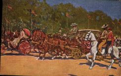 CPA Corrida Course de taureaux Bertuchi 