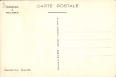 CPA Corrida Course de taureaux Une bonne pique 