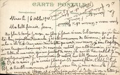 Vintage Postcard Militaria Artillery the weeding of potatoes