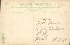 Postal Militaria Cazadores alpestres Vuelta tiene el cuartel