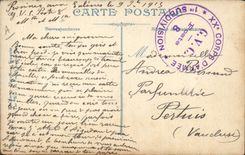 CPA Militaria La mitrailleuse