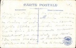 Vintage Postcard marine Young Militaria dreaming with the infinite blue floods