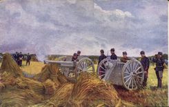 CPA Militaria Notre glorieux 75 Canon