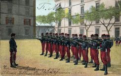 Vintage Postcard Militaria Section has the exercise