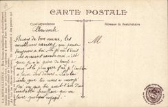 CPA Militaria La mitrailleuse