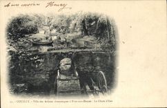 CPA Cinema Couilly Villa des artistes dramatiques a Pont aux Dames La chute d'eau
