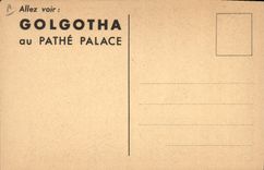Vintage Postcard Cinema Golgotha Duvivier