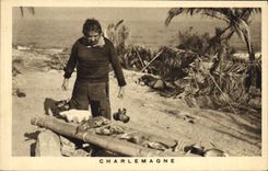 Vintage Postcard Charlemagne Cinema