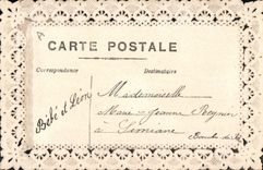 Vintage Postcard Fantasy Brodee Children Flowers