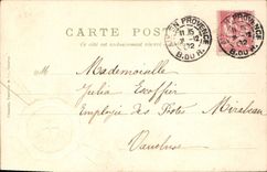 Vintage Postcard Fantasy Flowers Clover Year 1903