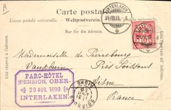 Vintage Postcard Alpinism Gruss aus der Gletscherwelt!