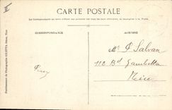 Vintage Postcard Alpinism Valley of the VAr and Tinee Collar of Gialorgues and summit In winter