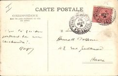 Vintage Postcard Alpinism Saleve Jump of the viper Snake