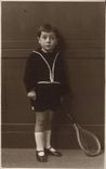 CARTE PHOTO Ancara Enfant Tennis 