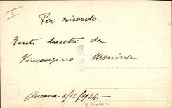 CARTE PHOTO Ancara Enfant Tennis 