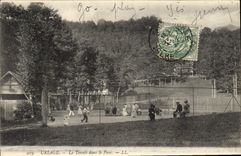 CPA Tennis dans le parc Uriage 