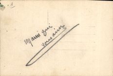 CPA Fantaisie Langage des timbres