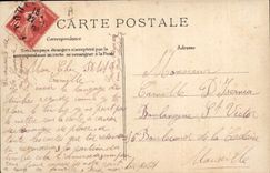 CPA Fantaisie Les timbres et leur Langage Semeuse
