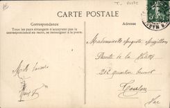 CPA Fantaisie Les timbres et leur Langage Semeuse
