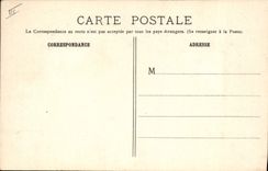 CPA Fantaisie Langage des timbres Type Semeuse 10c 