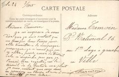 Postal Fantasia vuelven Horas del día Horas de la noche Reloj le tiene soporte